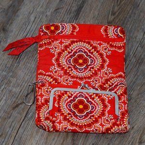 VERA BRADLEY COMPACT WALLET *RETIRED* PAPRIKA